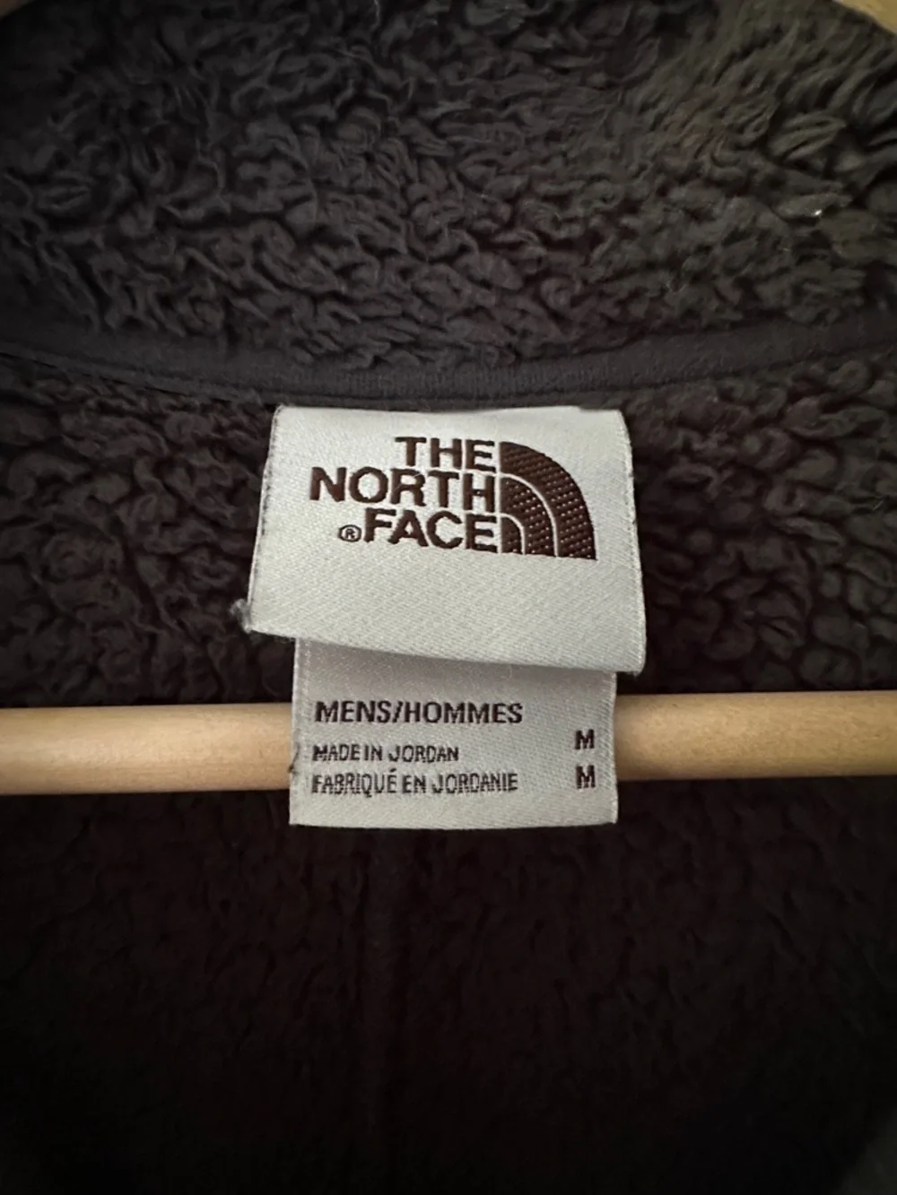 The North Face Charcoal Gray Sherpa Fleece Full-Zip Jacket
